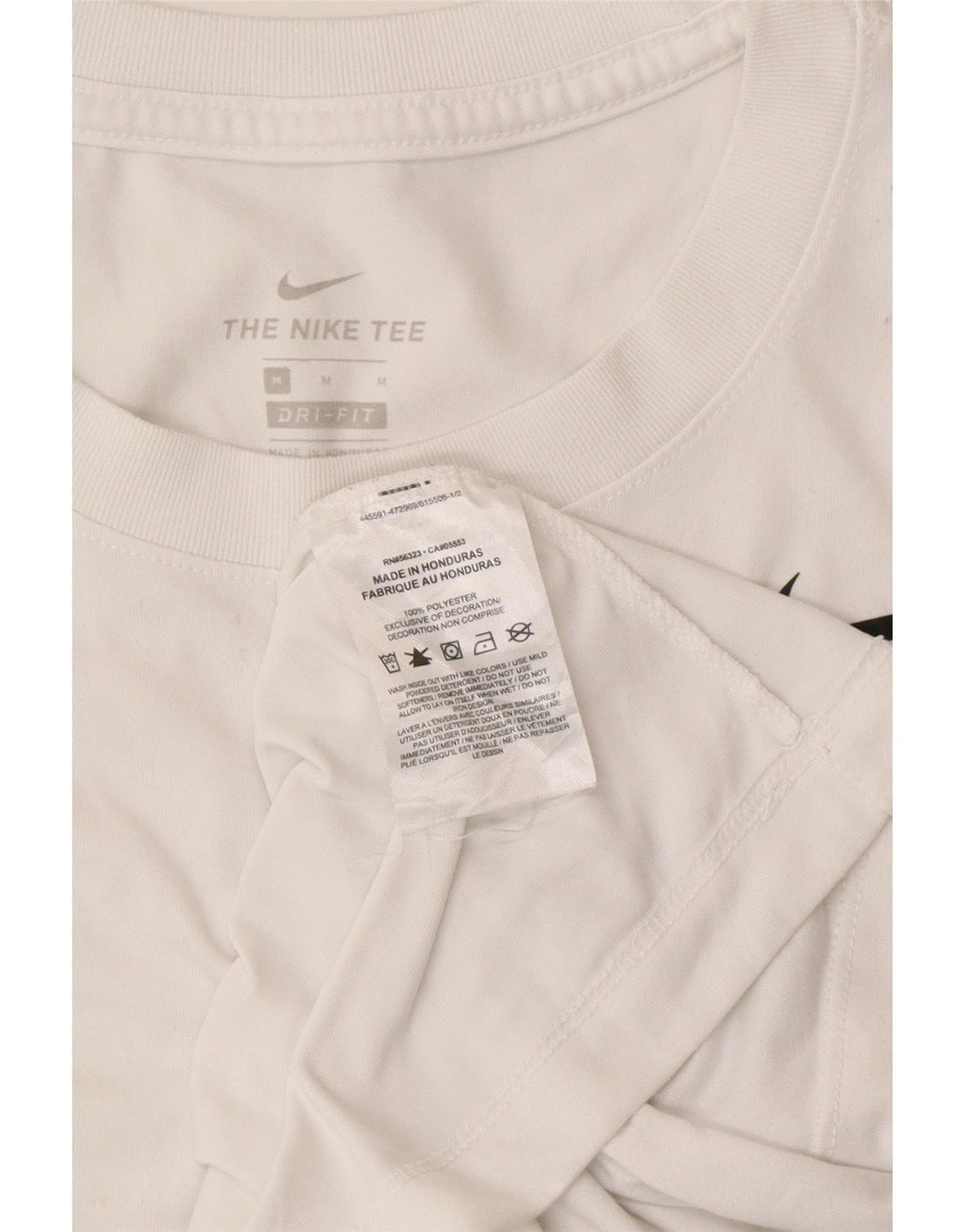 Tricou pentru femei Dri Fit NIKE Top UK 14 Poliester alb mediu