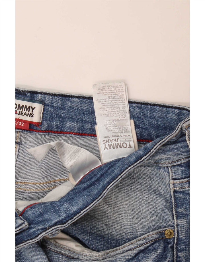 Pantaloni scurți Tommy Hilfiger Thavar Slim Denim W33, bumbac albastru mediu