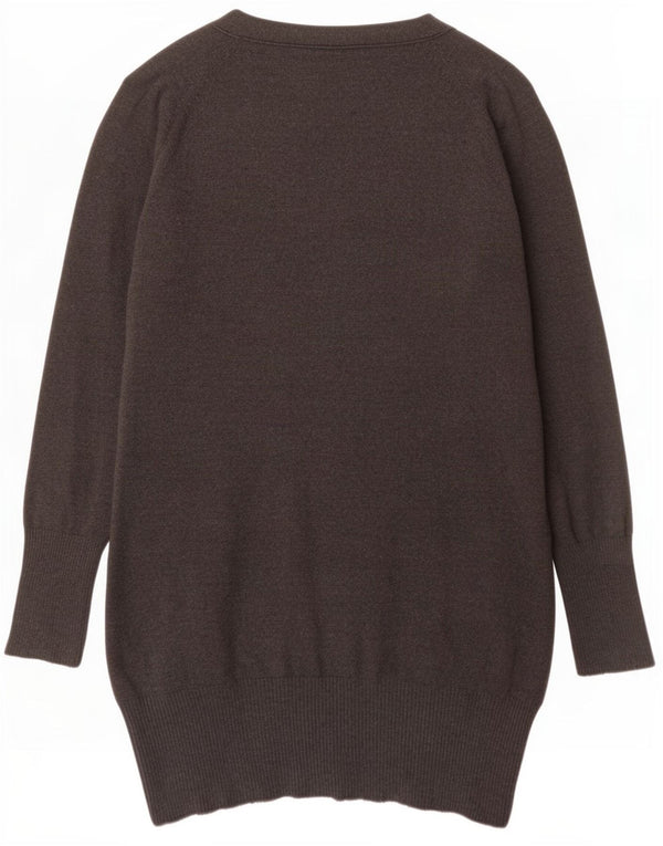 Pulover cardigan pentru femei Zara UK 16, mare, gri, bumbac