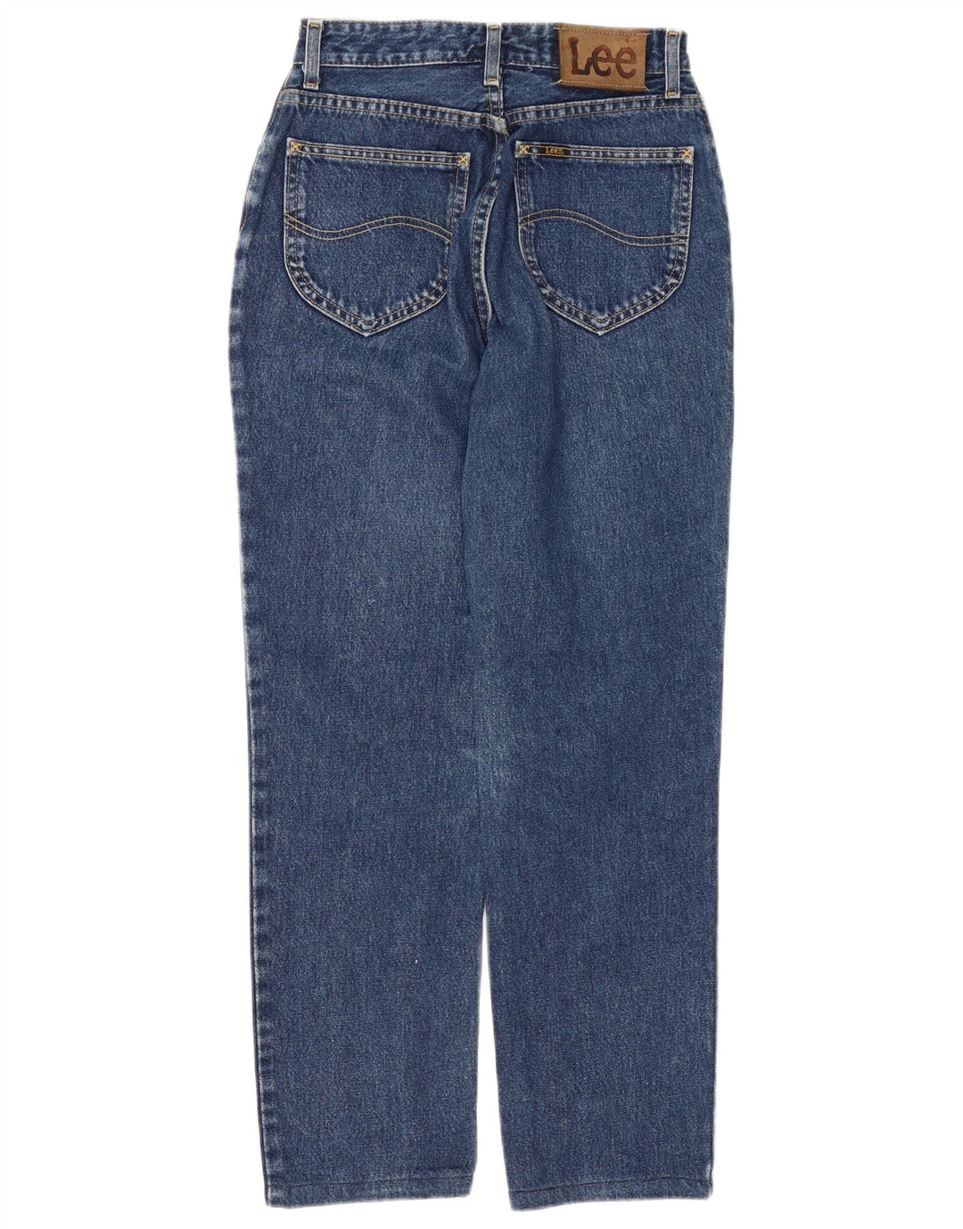 Blugi conici pentru femei Oklahoma Lee W30 L28 bumbac albastru