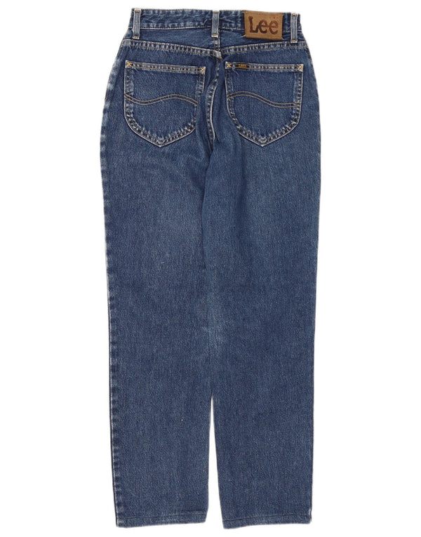 Blugi conici pentru femei Oklahoma Lee W30 L28 bumbac albastru