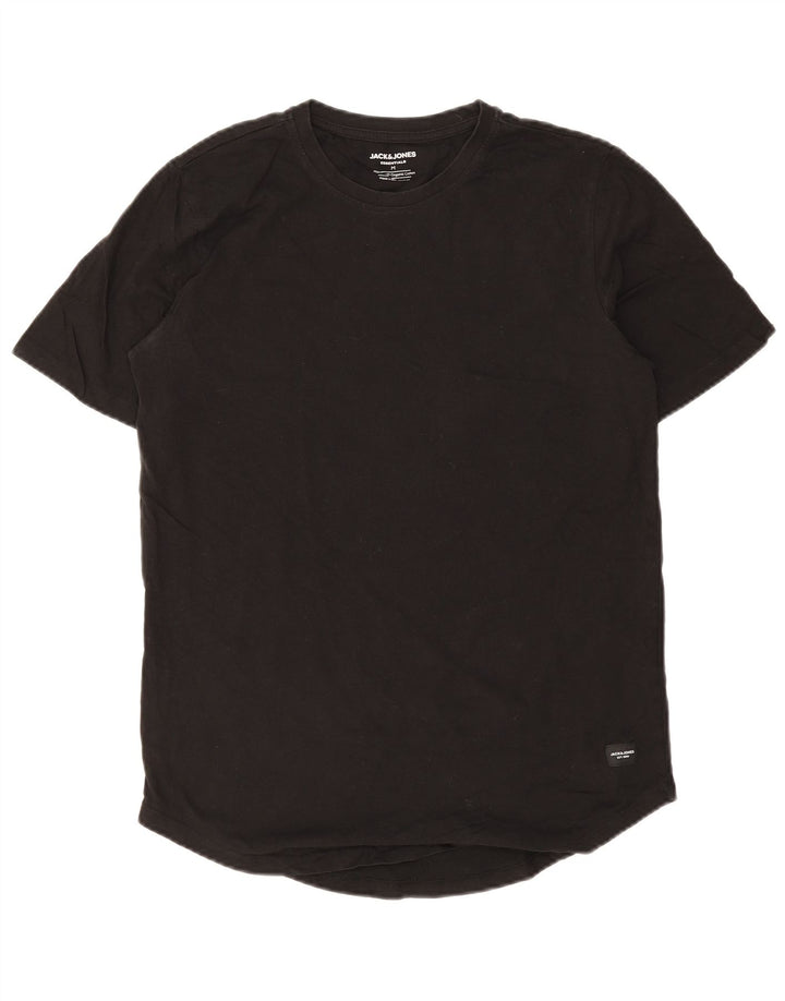 Jack & Jones Tricou Bărbați Top Mediu Negru Bumbac