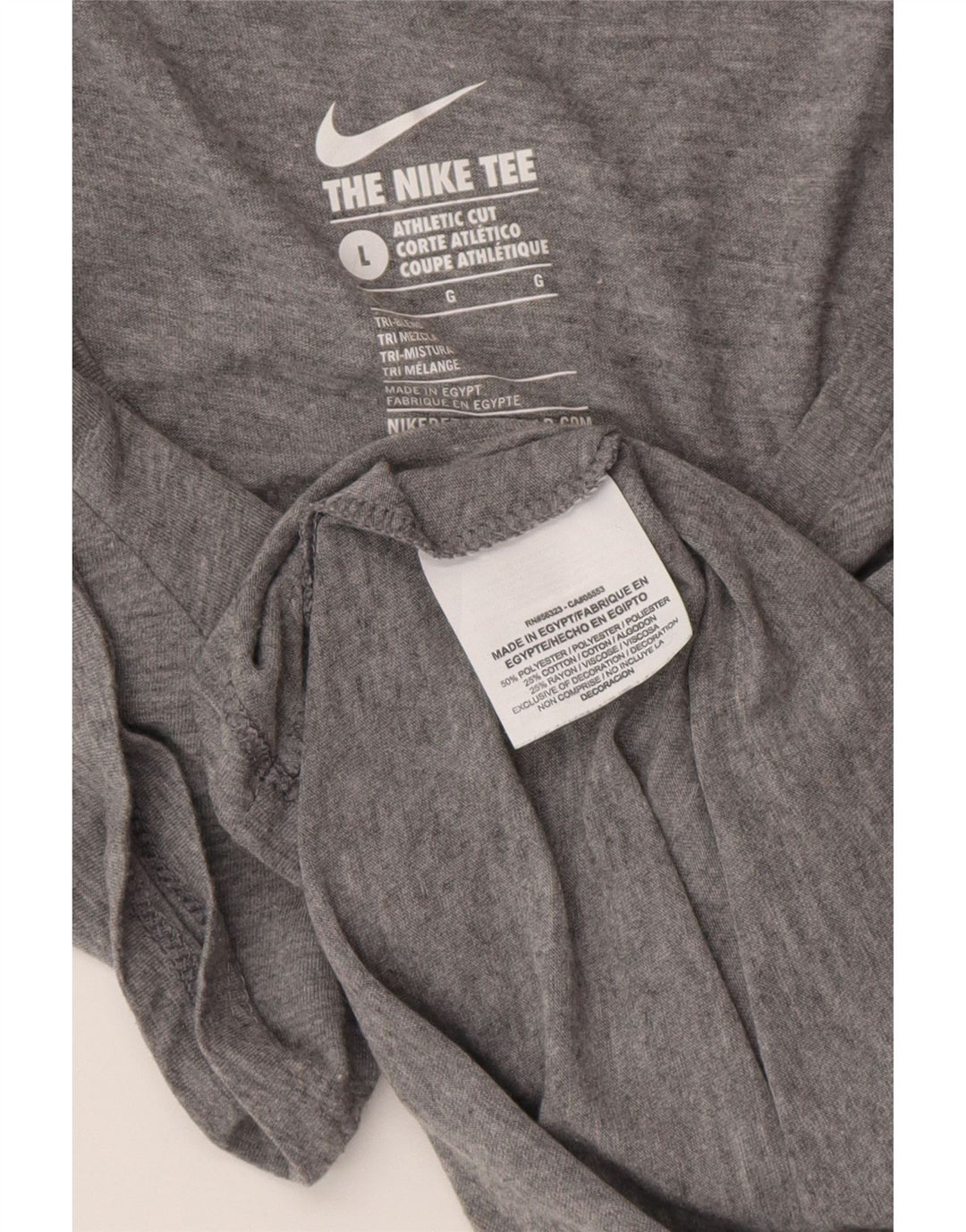 Tricou grafic NIKE pentru femei Athletic Cut Top UK 14 Poliester mare gri