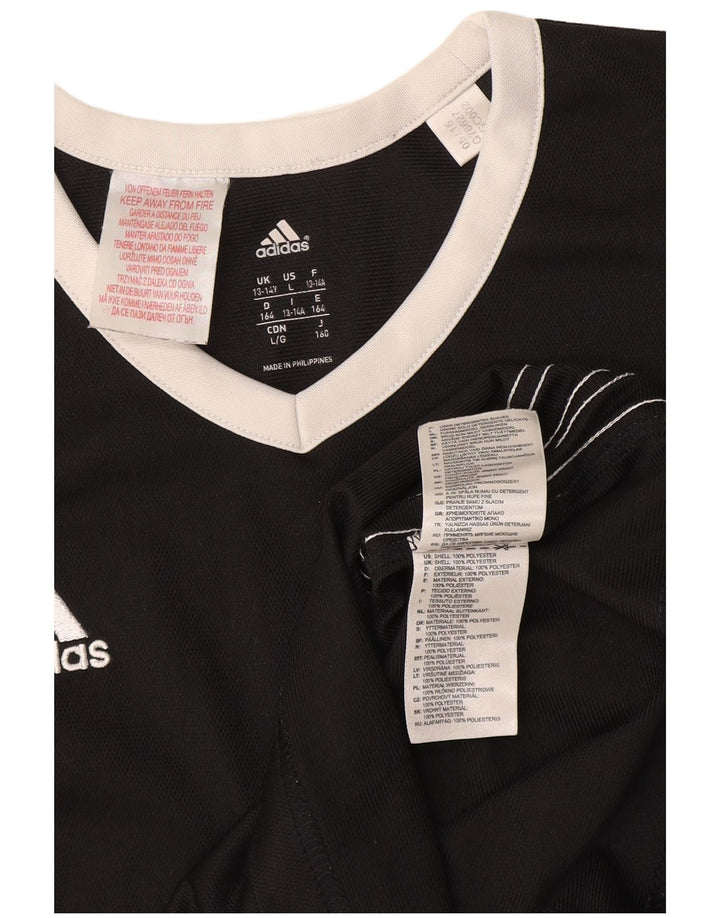 Vesta Adidas Fete Top 13-14 Ani Negru Poliester