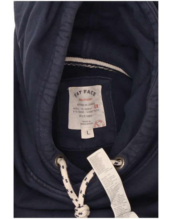 Pulover cu glugă pentru bărbați Fat Face, mare, bleumarin, bumbac