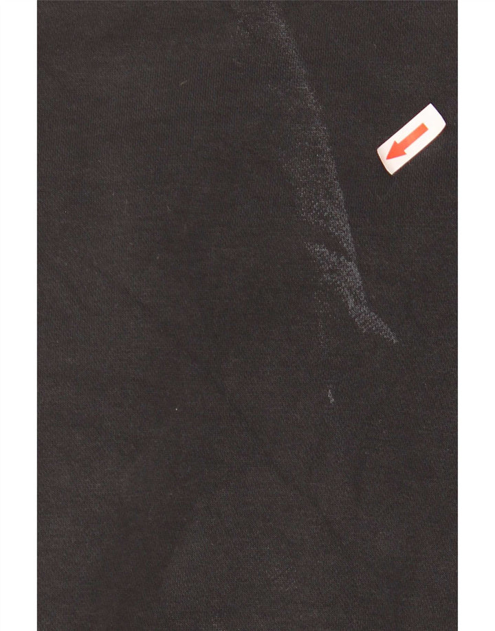 Pulover Nike pentru bărbați, cu fermoar, bumbac, negru