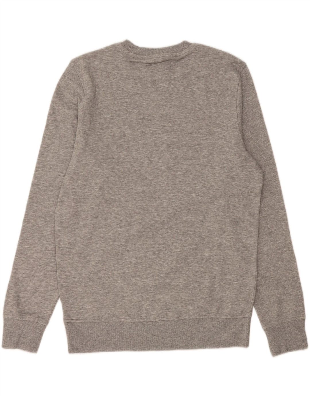 JACK & JONES Pulover grafic pentru bărbați, bumbac cu pete, gri mediu