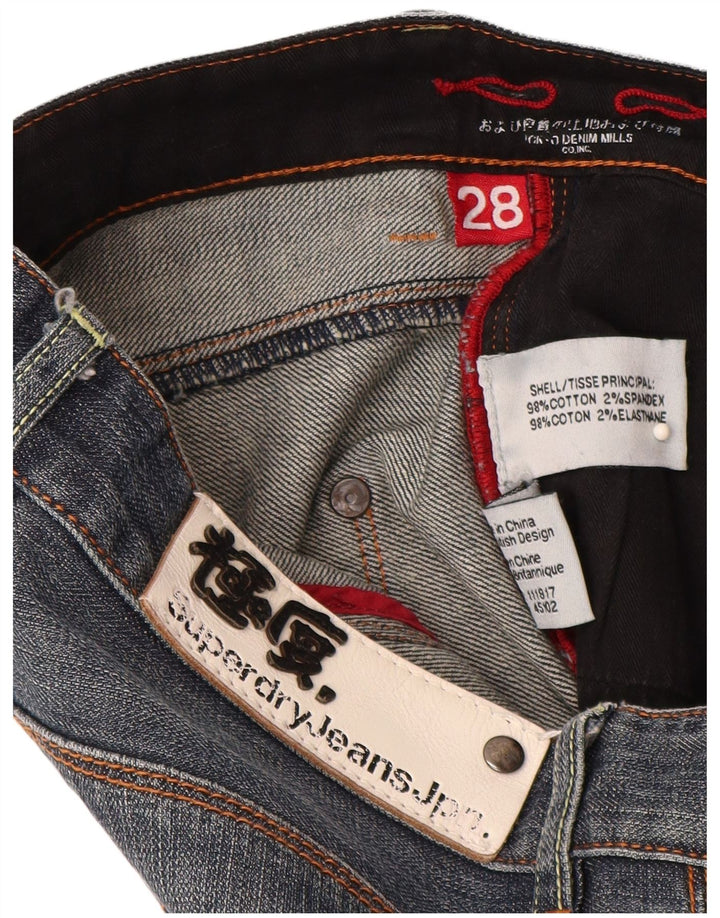 Blugi slim pentru femei Superdry W28 L30 bumbac albastru