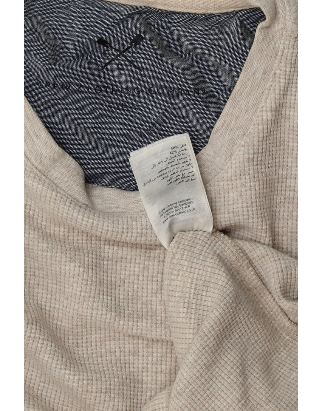 CREW CLOTHING Mens T-Shirt Top Medium Grey Cotton Vintage Crew Clothing and Second-Hand Crew Clothing from Messina Hembry 