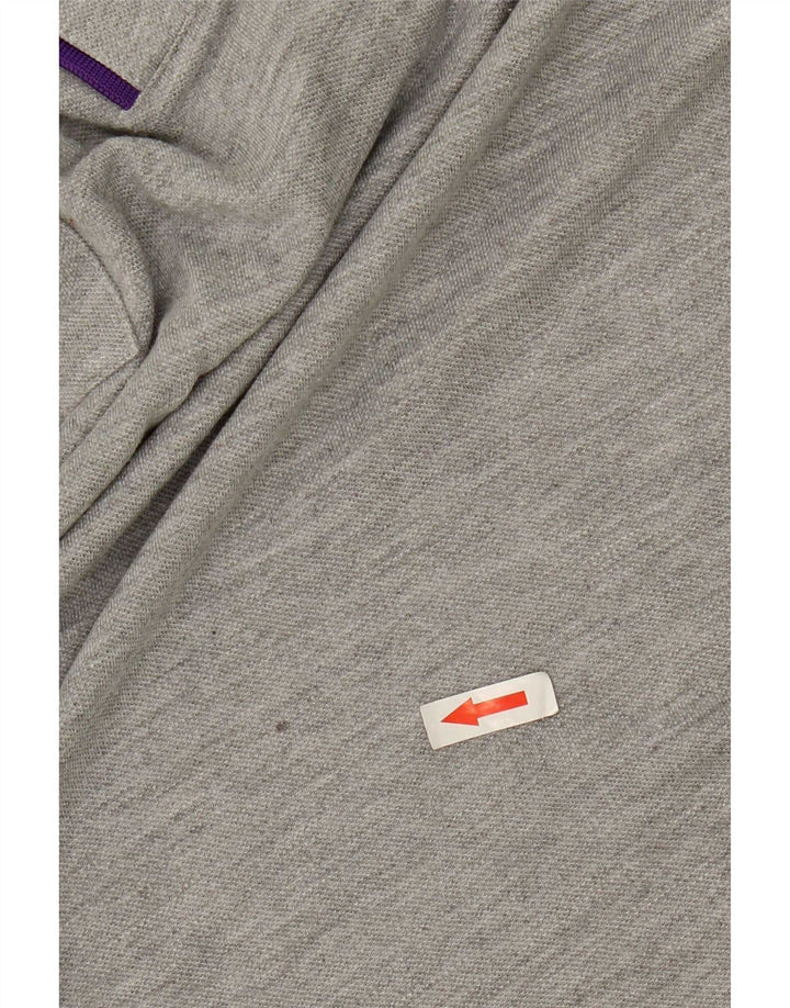 Tricou polo pentru bărbați Ted Baker Mărimea 7 3XL Poliester cu pături gri