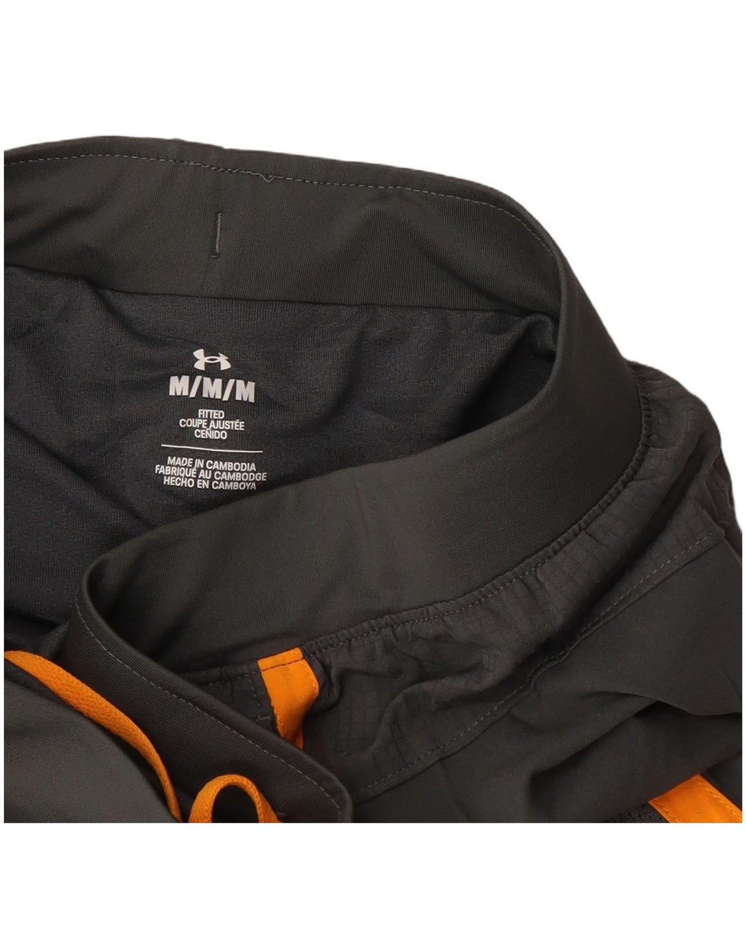 Pantaloni scurți sport grafic Under Armour pentru bărbați, gri mediu