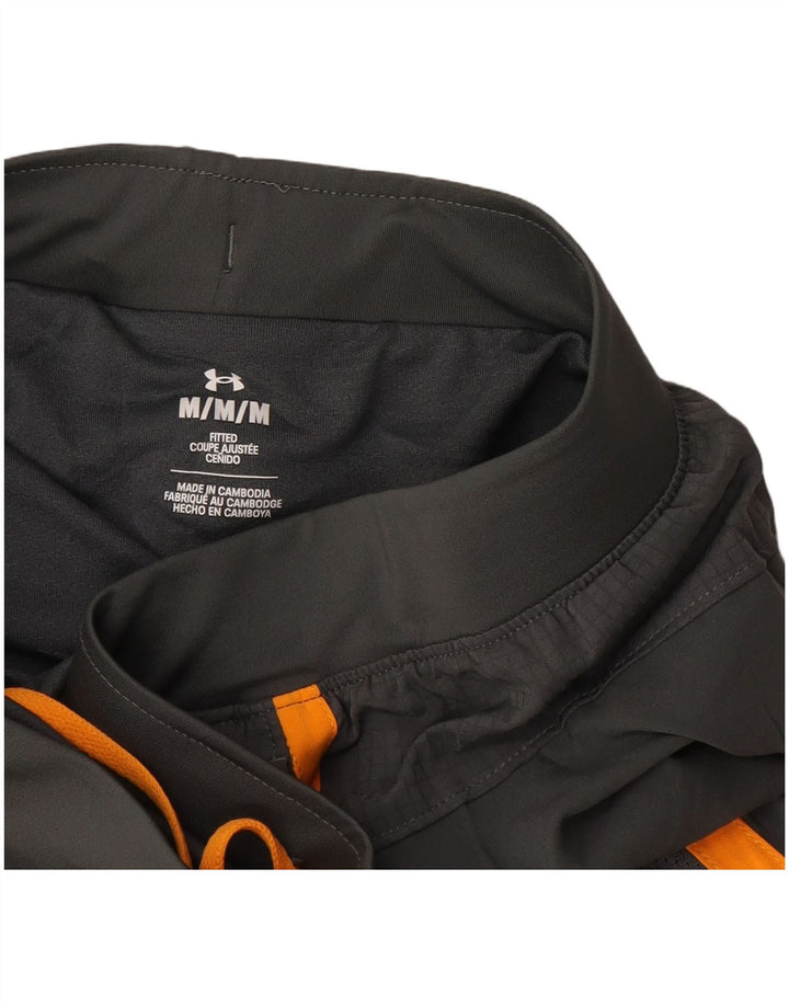 Pantaloni scurți sport grafic Under Armour pentru bărbați, gri mediu