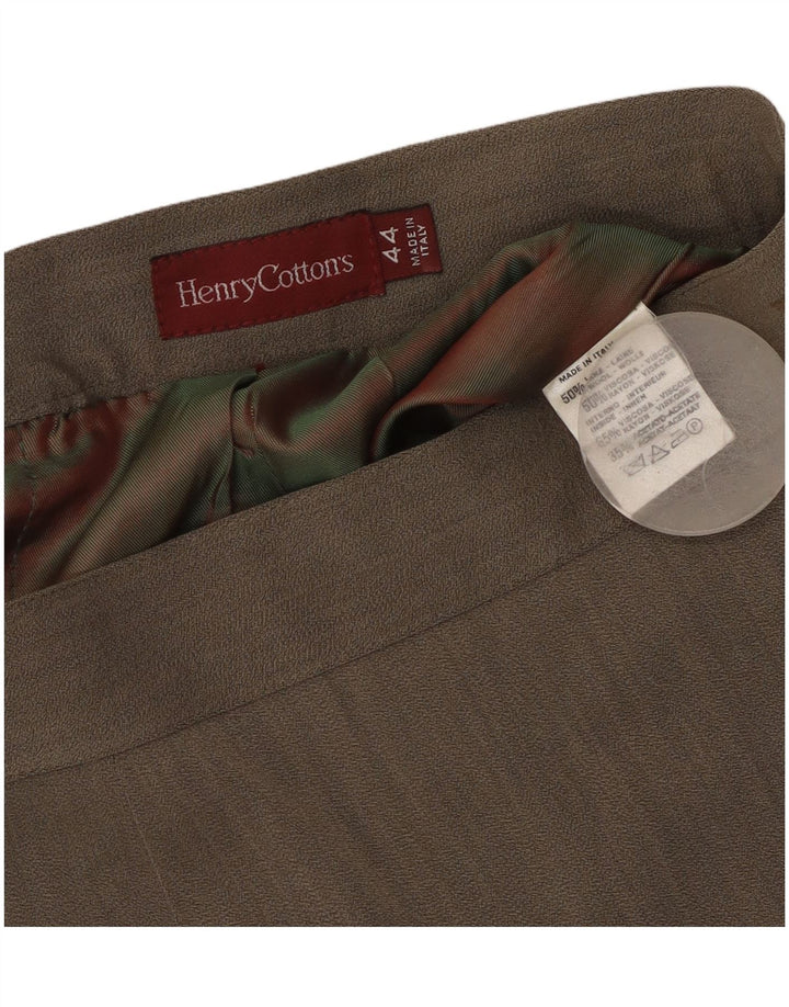 HENRY COTTONS Fusta creion pentru femei IT 44 Medium W28 Lână gri