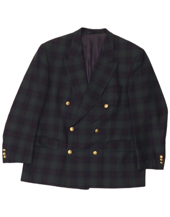 Sacou Baumler pentru bărbați cu două pieptări, UK 40, verde, mare