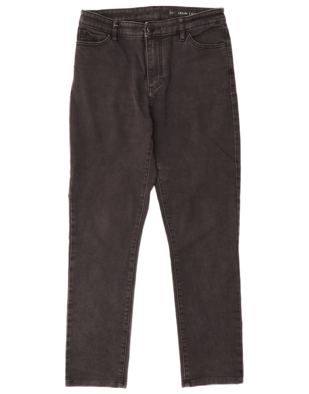 Blugi slim pentru femei Armani Jeans W30 L28 bumbac negru
