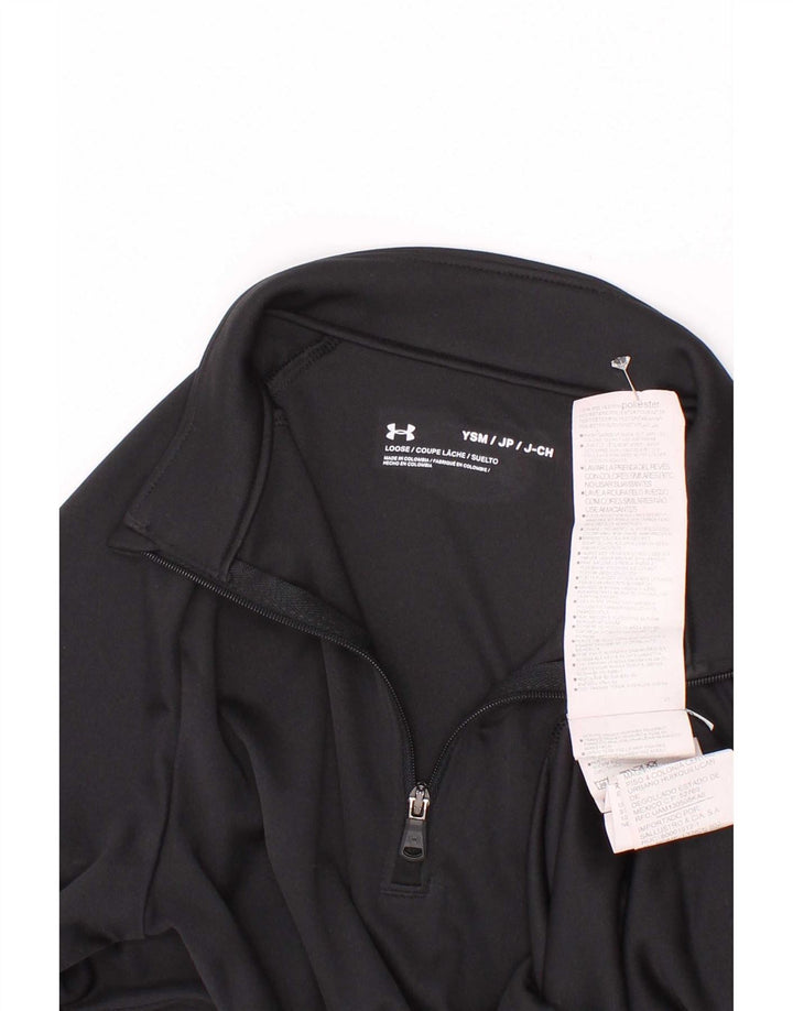 Trening Under Armour Boys Graphic Pulover Top 7-8 Ani Mic Negru