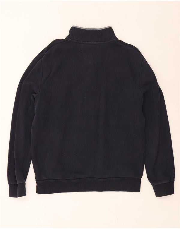 Crew Clothing Hanorac cu fermoar pentru bărbați Pulover XL Bumbac bleumarin