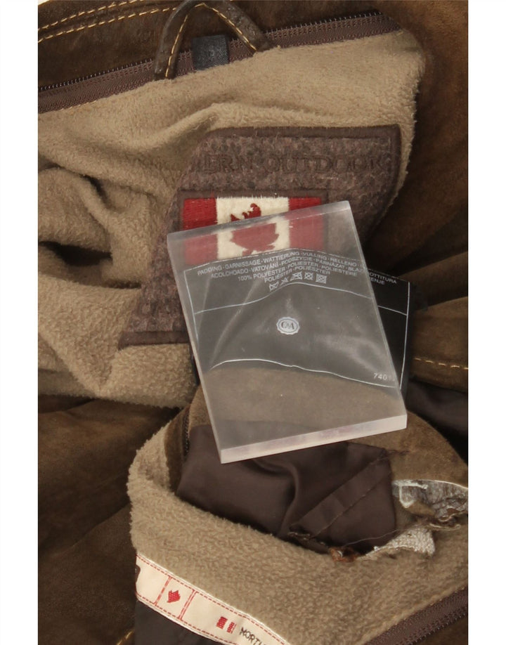 C&A Jachetă pentru bărbați din piele intoarsa UK 36 Mica maro din piele