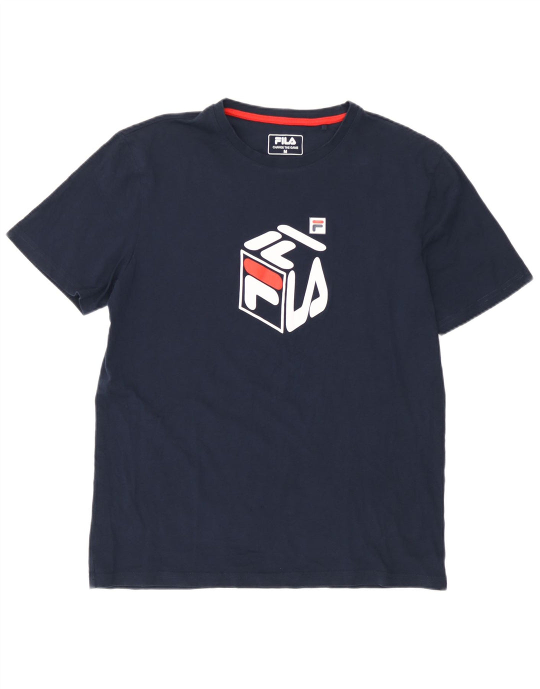 Tricou grafic pentru bărbați Fila Top Mediu Bleumarin