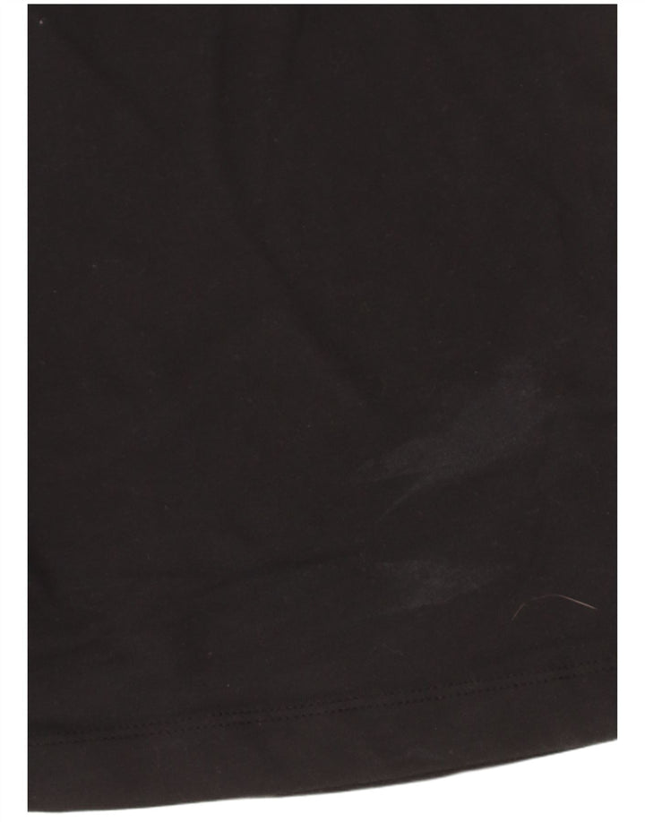 Tricou Nike Dri Fit pentru bărbați Top mediu din bumbac negru