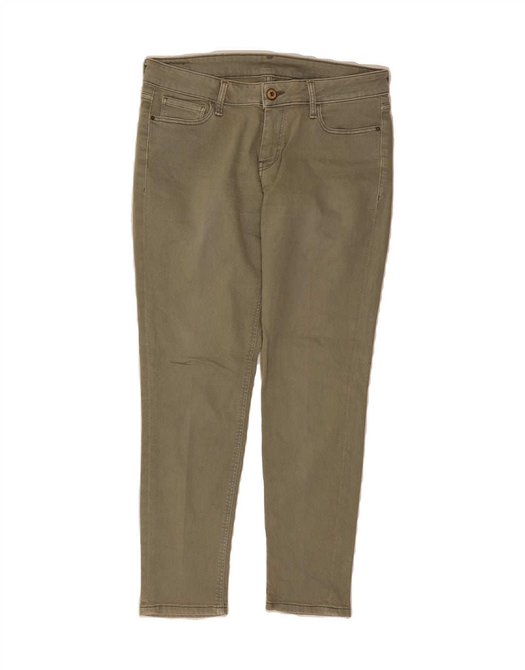 ZARA Womens Slim Jeans EU 38 Small W28 L27 Green Vintage Zara and Second-Hand Zara from Messina Hembry 
