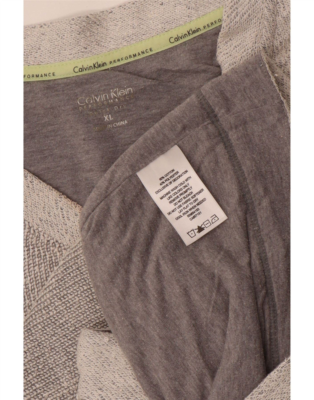 Pulover cardigan pentru femei CALVIN KLEIN UK 18 XL, bumbac color bloc, gri