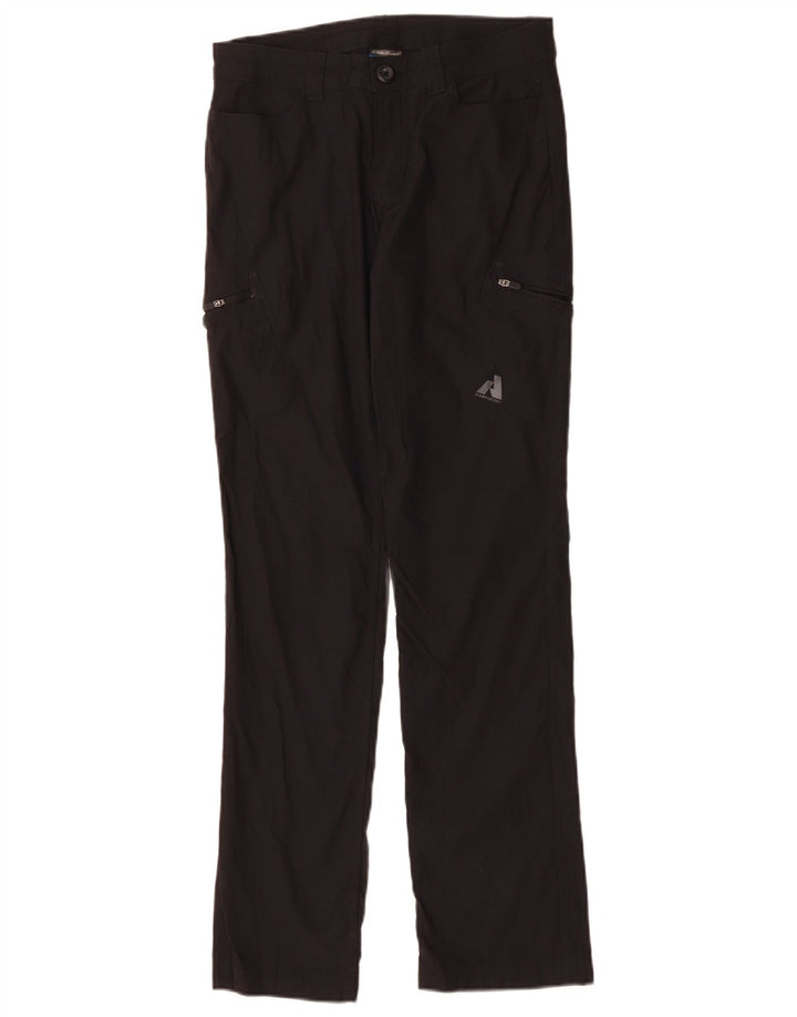 Pantaloni cargo drepti pentru femei Eddie Bauer US 4 Small W30 L31 Black Sports