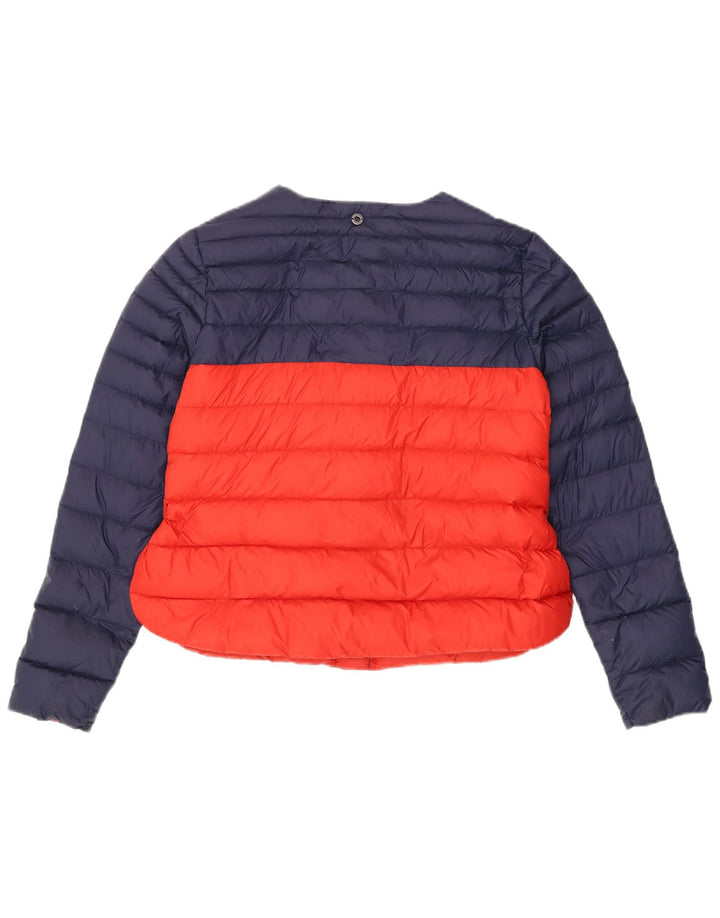 Jachetă căptușită pentru femei Armani Jeans IT 44 Medium Bleumarin Colorblock