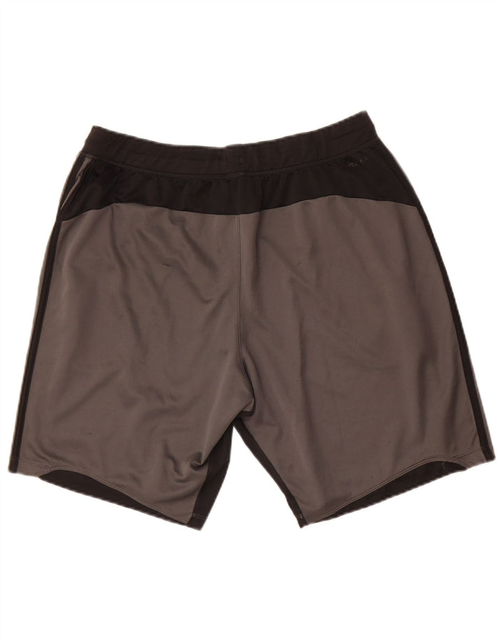 Pantaloni scurți sport pentru bărbați Adidas Aeroready, gri mediu, poliester color bloc