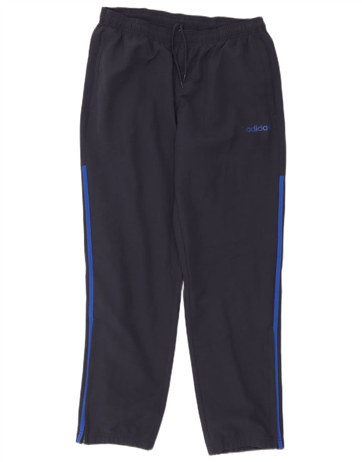 Pantaloni de trening pentru bărbați Adidas Pantaloni de jogging mari, bleumarin, poliester