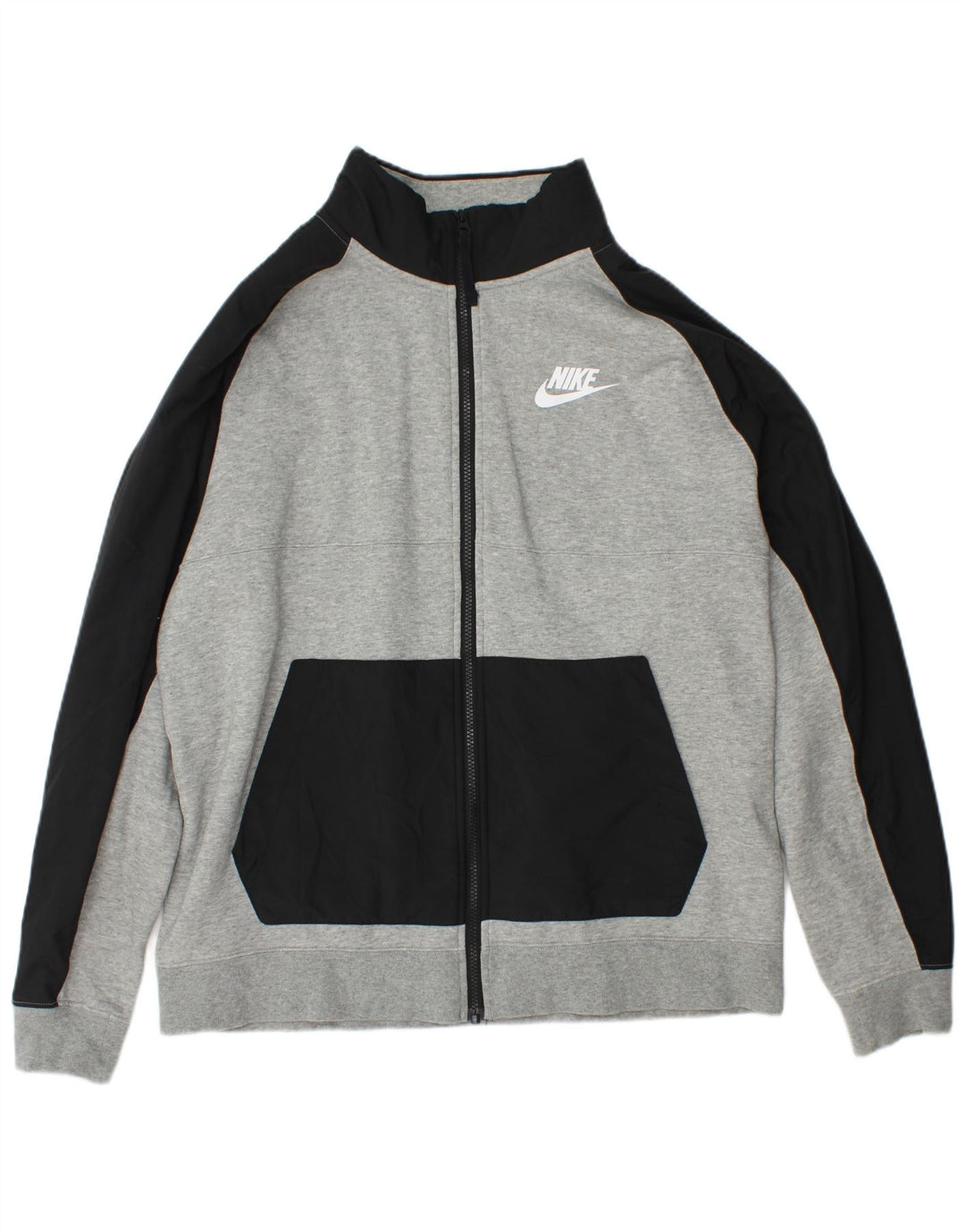 Trening complet Nike pentru bărbați, mare, gri, color block, bumbac