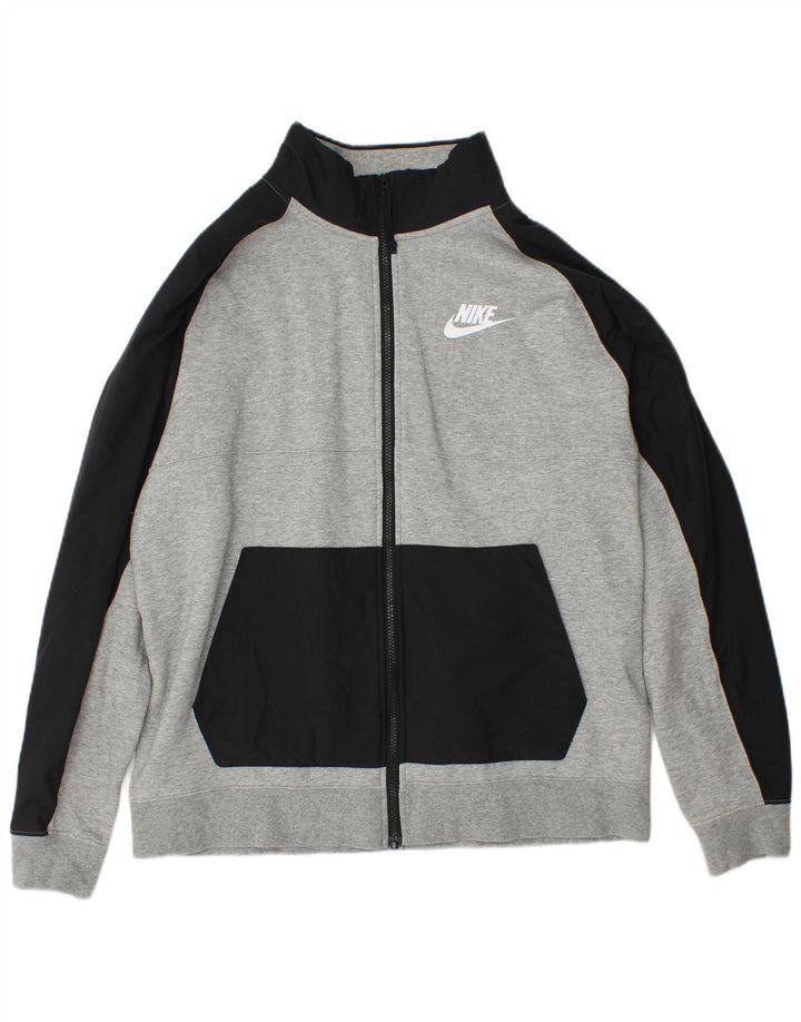 Trening complet Nike pentru bărbați, mare, gri, color block, bumbac