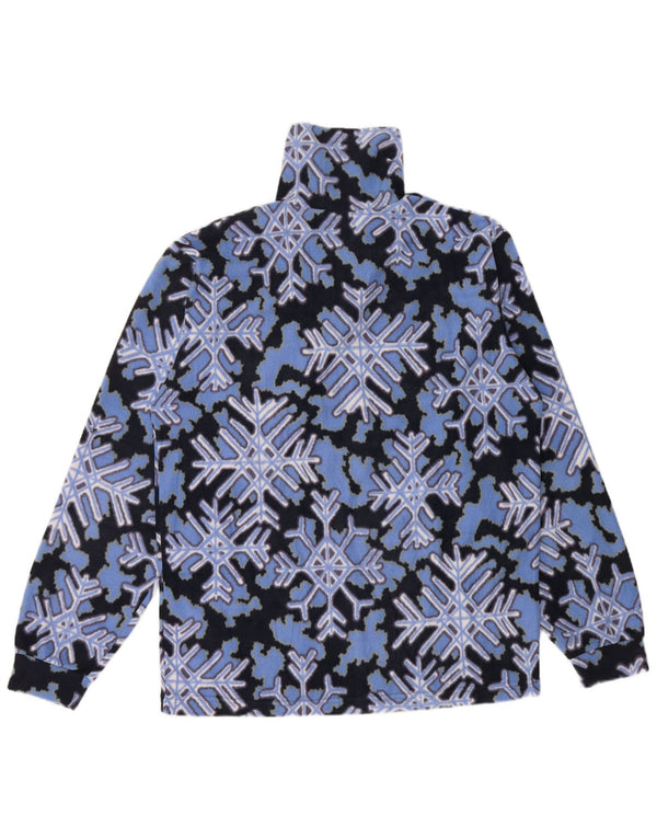 Pulover pentru femei Conte of Florence Snowtime Fleece UK 16, mare, albastru, geometric