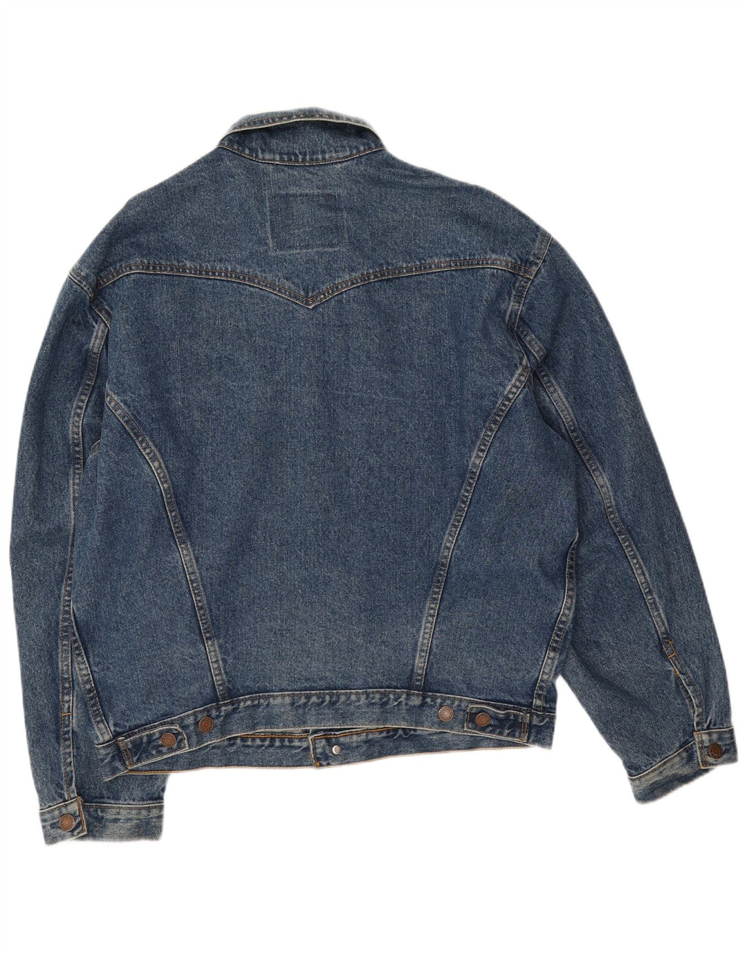 Jachetă de blugi pentru bărbați Levi's UK 38, bumbac albastru mediu