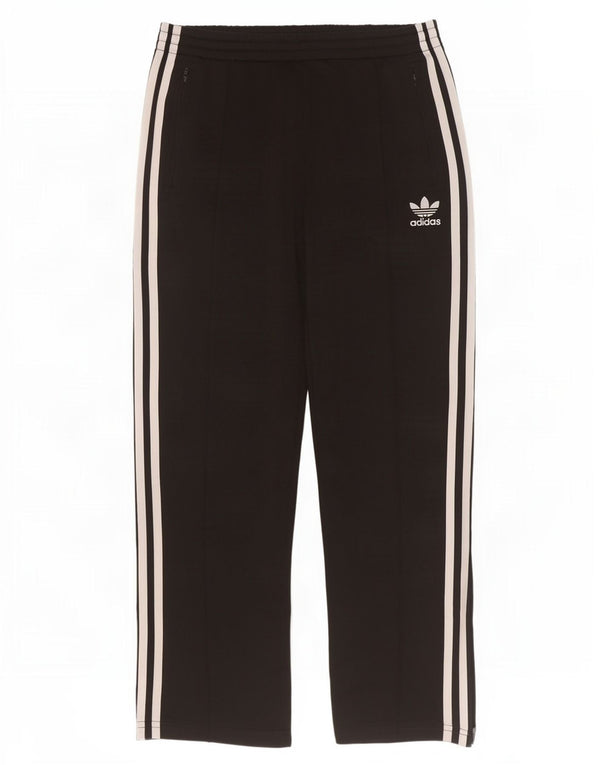 Pantaloni de trening Adidas pentru femei UK 10 Poliester negru mic