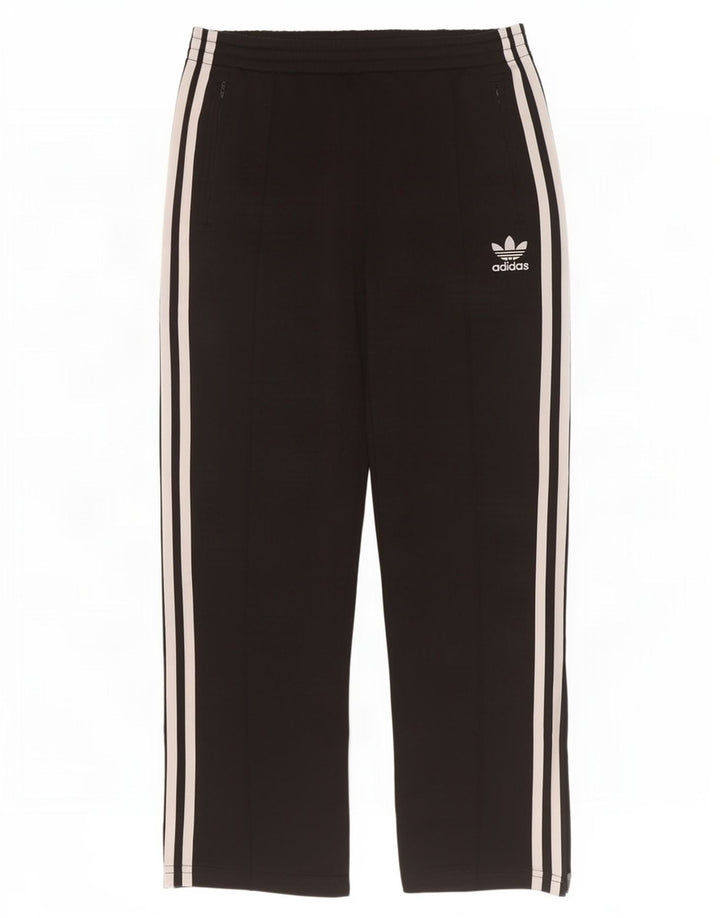 Pantaloni de trening Adidas pentru femei UK 10 Poliester negru mic