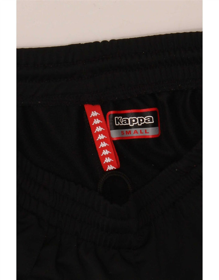 Pantaloni de trening grafic Kappa pentru bărbați, mici, negri