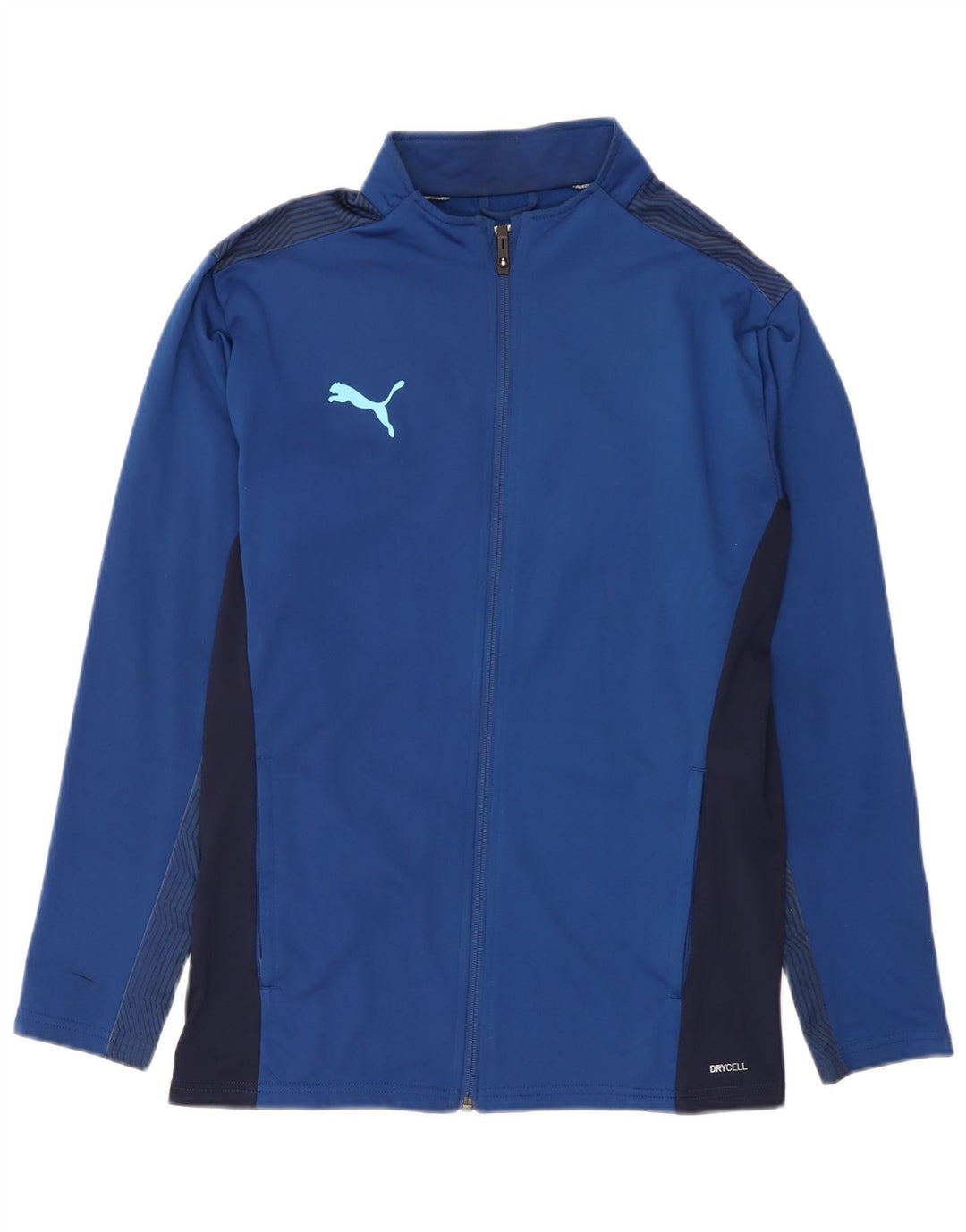 Jachetă de trening pentru bărbați Puma, albastru mediu, color block