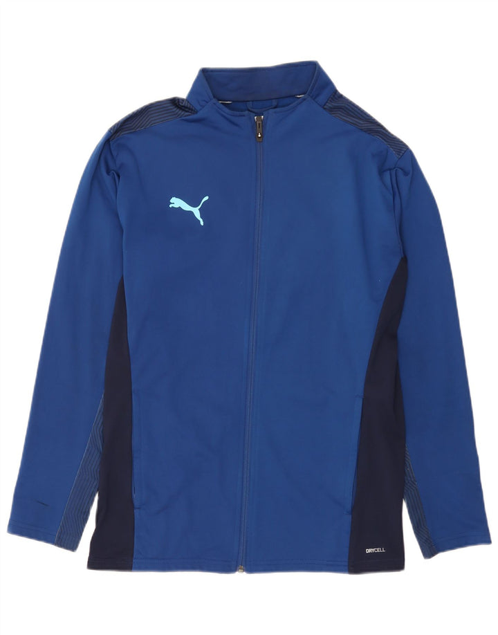 Jachetă de trening pentru bărbați Puma, albastru mediu, color block