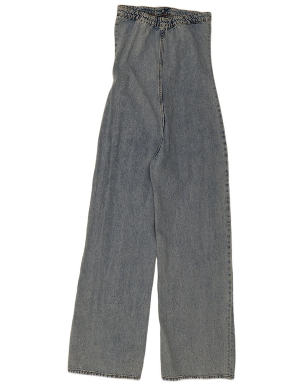 Salopetă fără bretele din denim pentru femei Zara UK 10 Small Blue