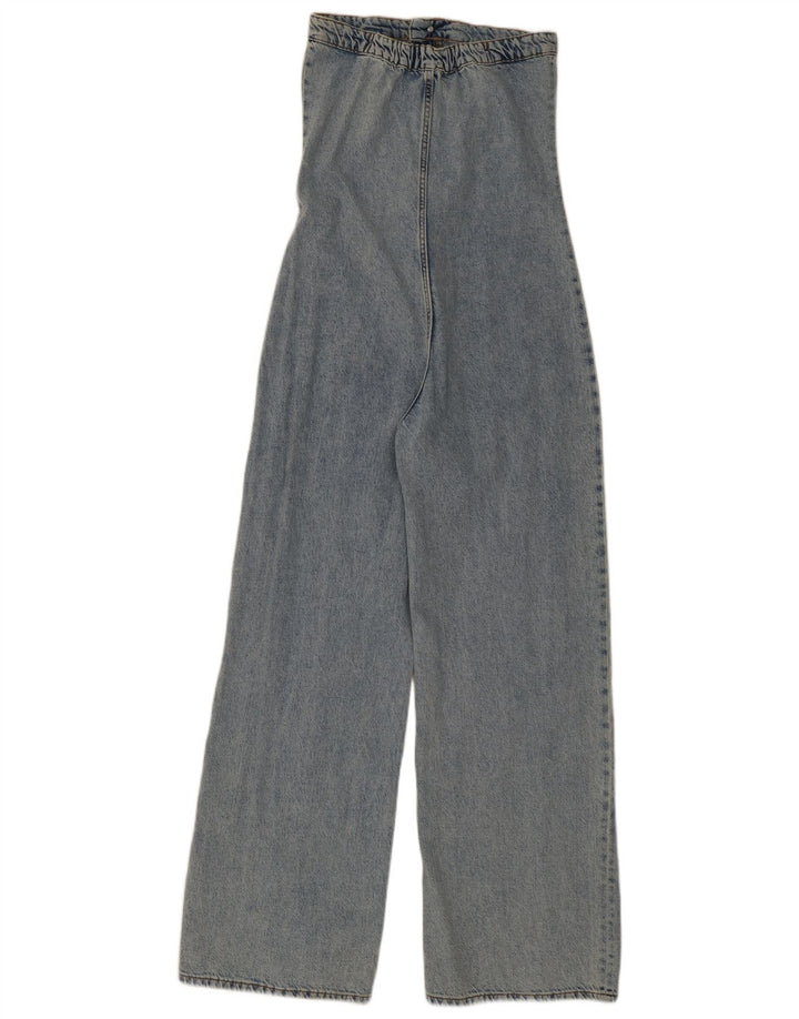Salopetă fără bretele din denim pentru femei Zara UK 10 Small Blue