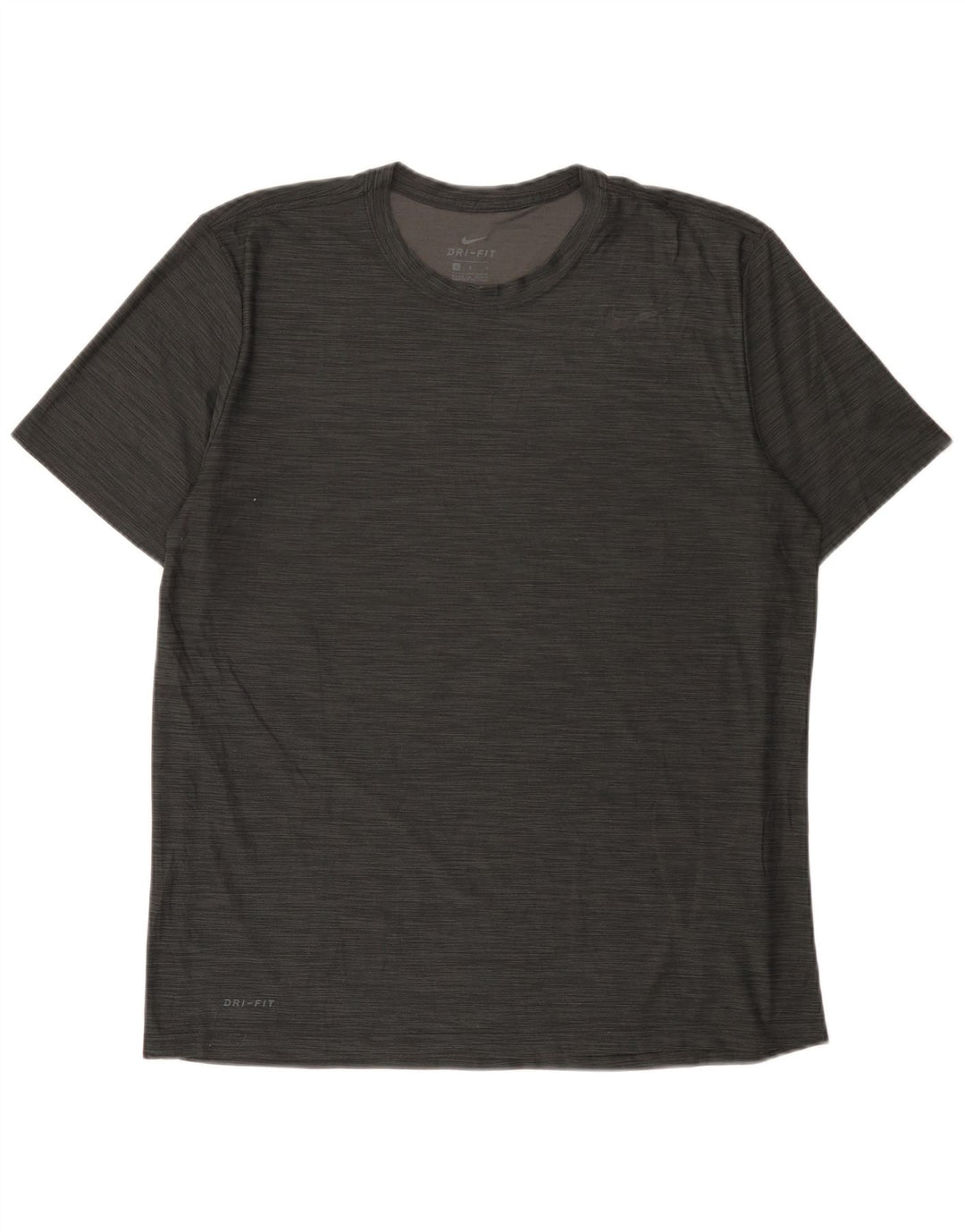Tricou Nike Dri Fit pentru bărbați Top mare, gri, poliester cu pături