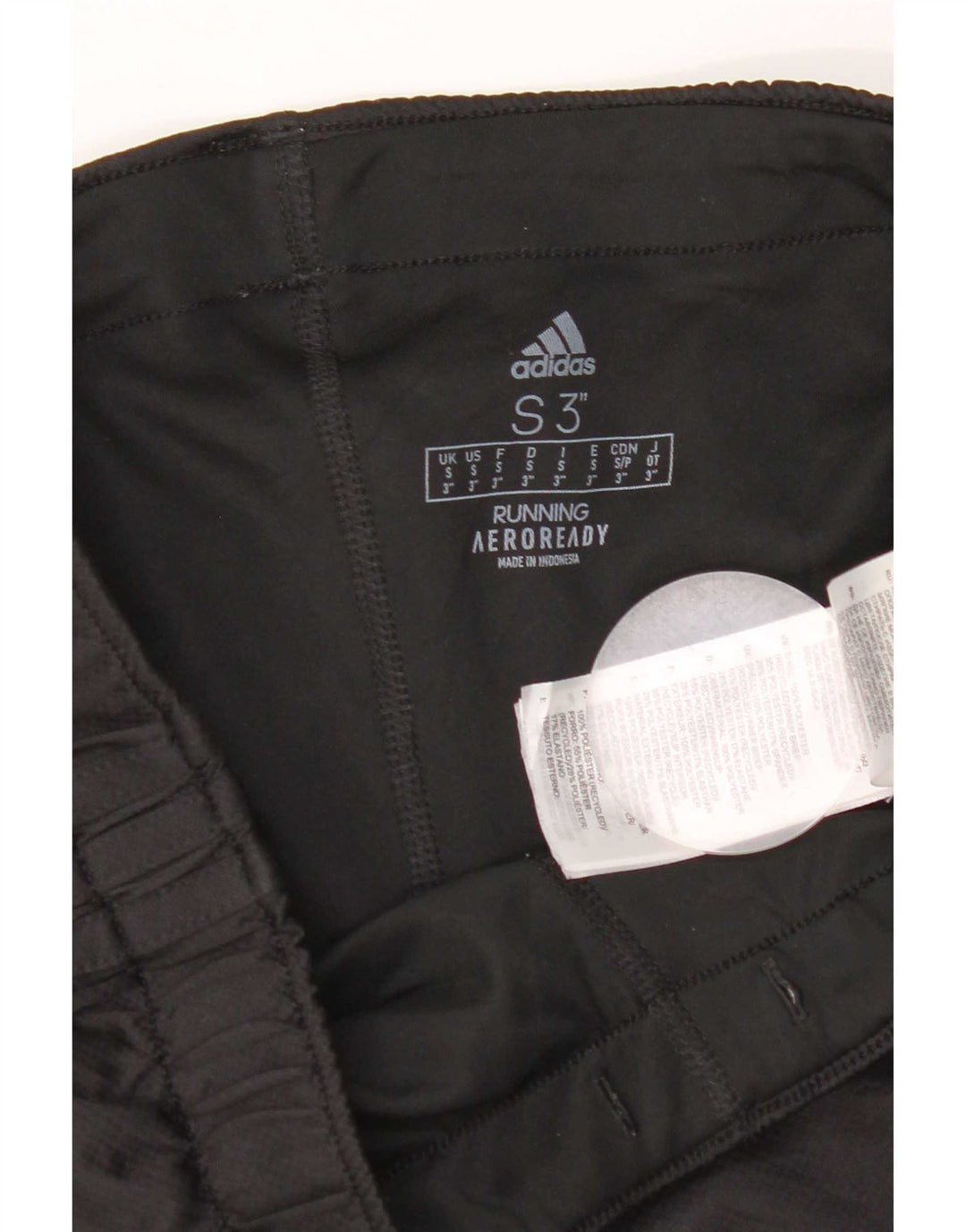 Pantaloni scurți sport Aeroready Adidas pentru bărbați, poliester negru mic