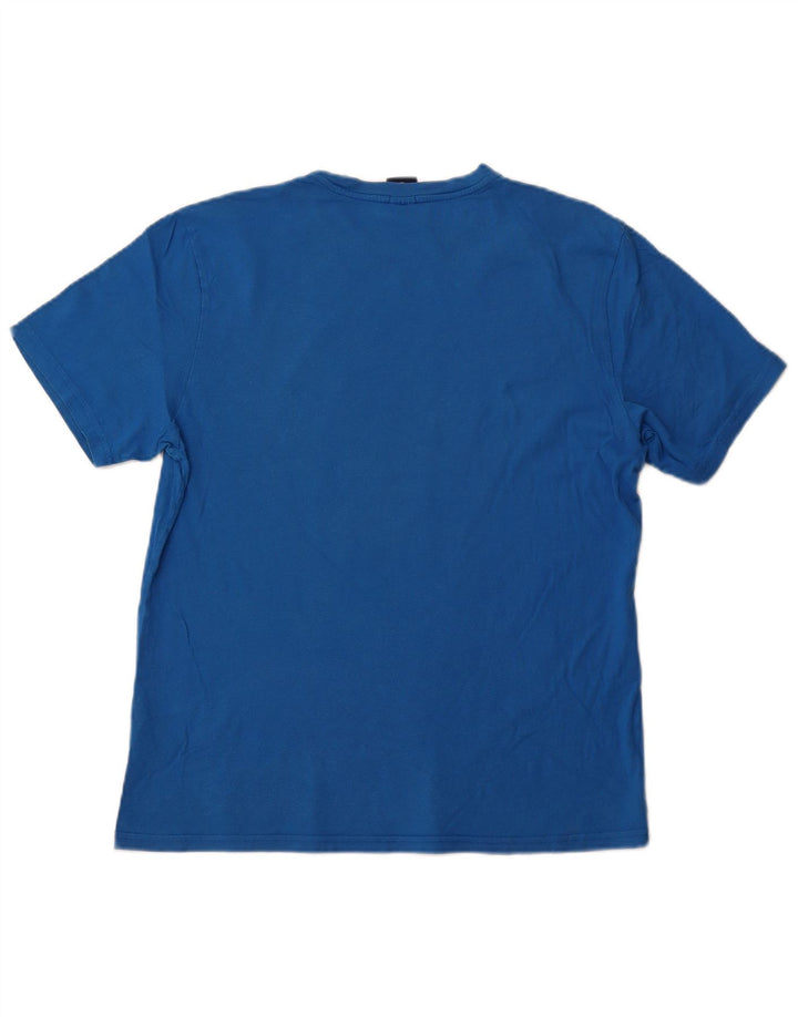 NORTH SAILS Tricou grafic pentru bărbați, cu croiala normală, Top mic, albastru, bumbac