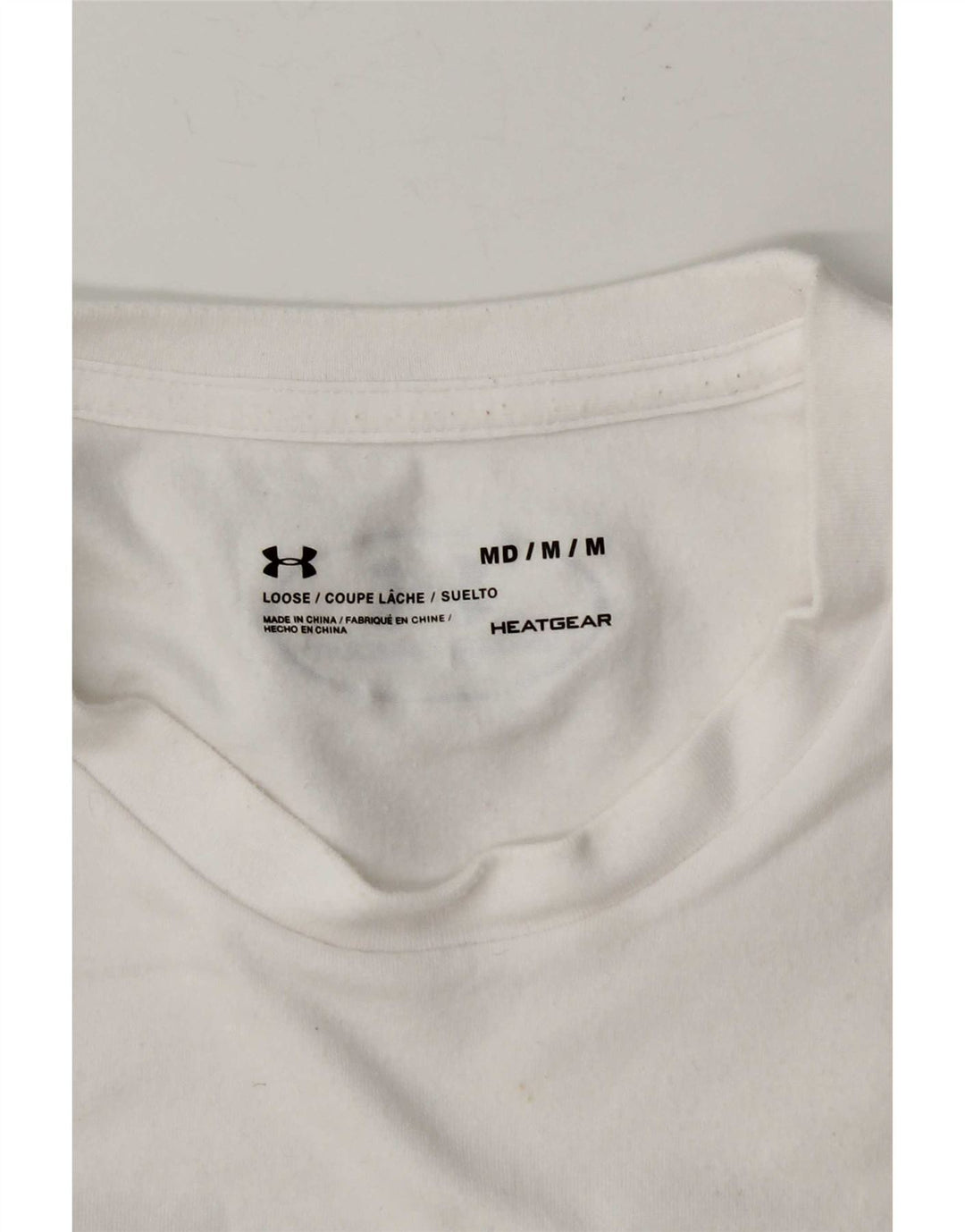 Tricou grafic Under Armour pentru bărbați Heat Gear Top Medium White
