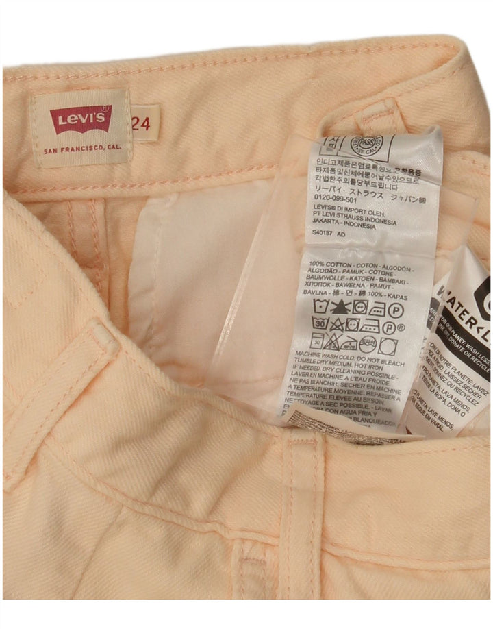Pantaloni cargo conici pentru femei LEVI'S L24 L28, bumbac roz