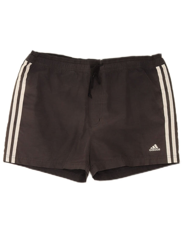 Costume de baie pentru bărbați Adidas, bumbac mediu negru