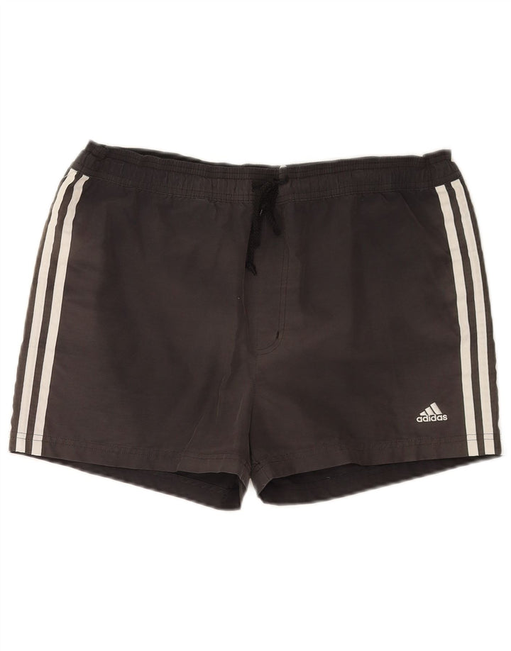 Costume de baie pentru bărbați Adidas, bumbac mediu negru