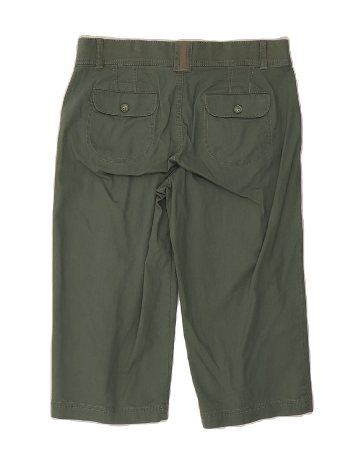 DOCKERS Womens Capri Trousers US 8 Medium W30 Khaki Cotton Vintage Dockers and Second-Hand Dockers from Messina Hembry 