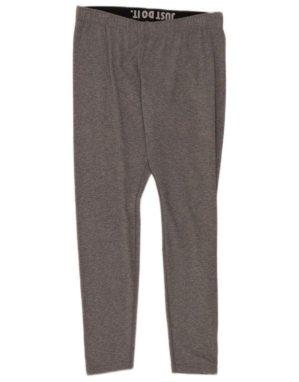 Leggings grafic Nike pentru femei UK 14, mare, gri, pete